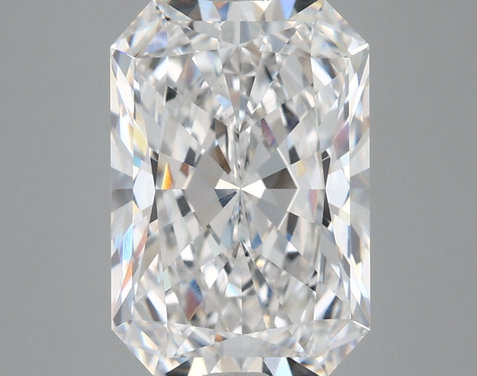 4.18 Carat Radiant Shaped, Very Good Cut, D Color, VVS1 Clarity, IGI Certified Lab Grown Diamond