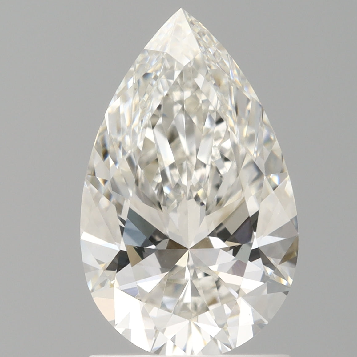 1.51 Carat Pear Shaped, Ideal Cut, F Color, VS1 Clarity, IGI Certified Lab Grown Diamond