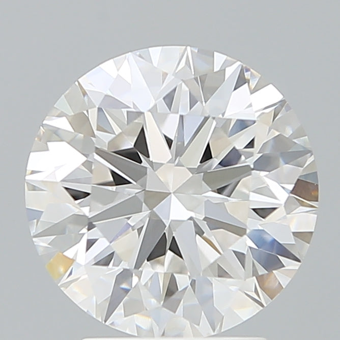 3.28 Carat Round Shaped, Excellent Cut, E Color, VVS2 Clarity, IGI Certified Lab Grown Diamond