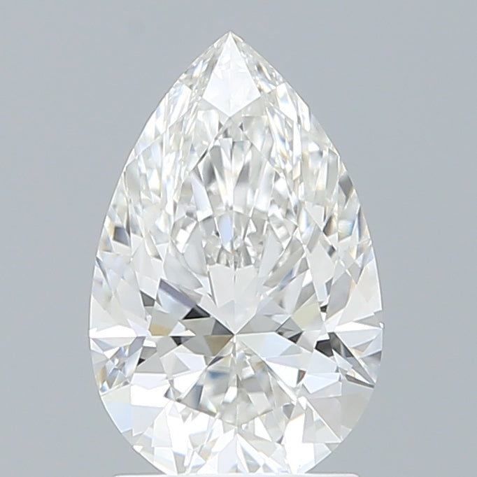 1.89 Carat Pear Shaped, Ideal Cut, E Color, VVS2 Clarity, IGI Certified Lab Grown Diamond