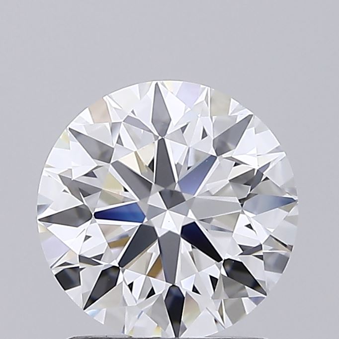 1.53 Carat Round Shaped, Ideal Cut, D Color, VS1 Clarity, IGI Certified Lab Grown Diamond