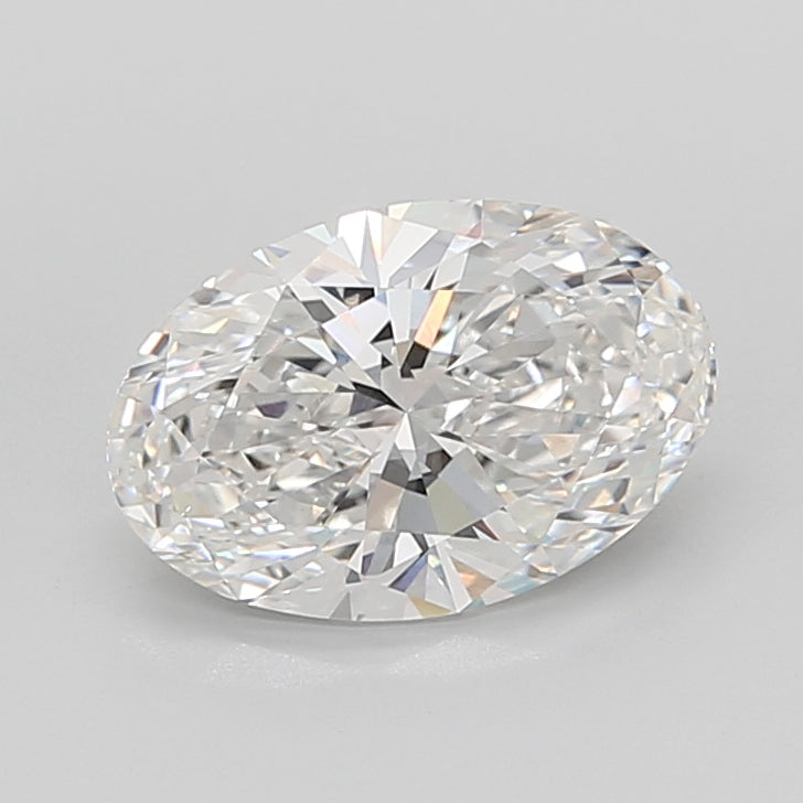 5.00 Carat Oval Shaped, Ideal Cut, F Color, VVS2 Clarity, IGI Certified Lab Grown Diamond