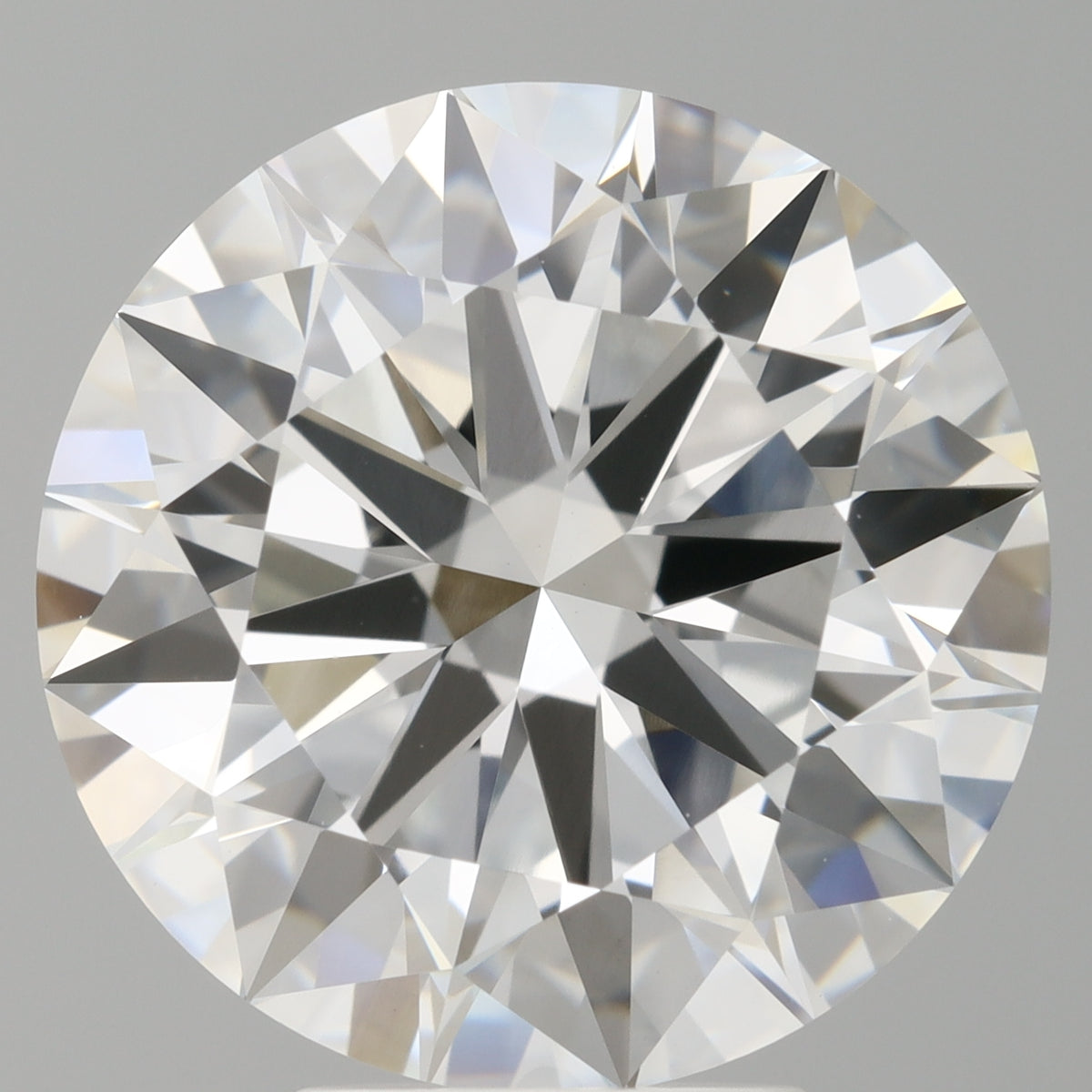 6.08 Carat Round Shaped, Ideal Cut, F Color, VVS2 Clarity, IGI Certified Lab Grown Diamond