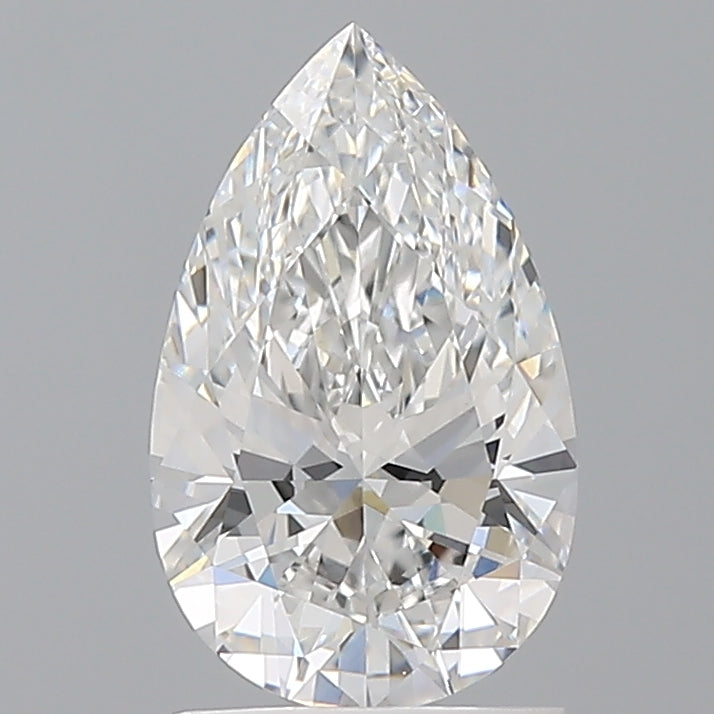 1.60 Carat Pear Shaped, Ideal Cut, E Color, VVS2 Clarity, IGI Certified Lab Grown Diamond