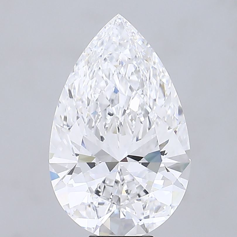 10.82 Carat Pear Shaped, Ideal Cut, E Color, VVS2 Clarity, IGI Certified Lab Grown Diamond