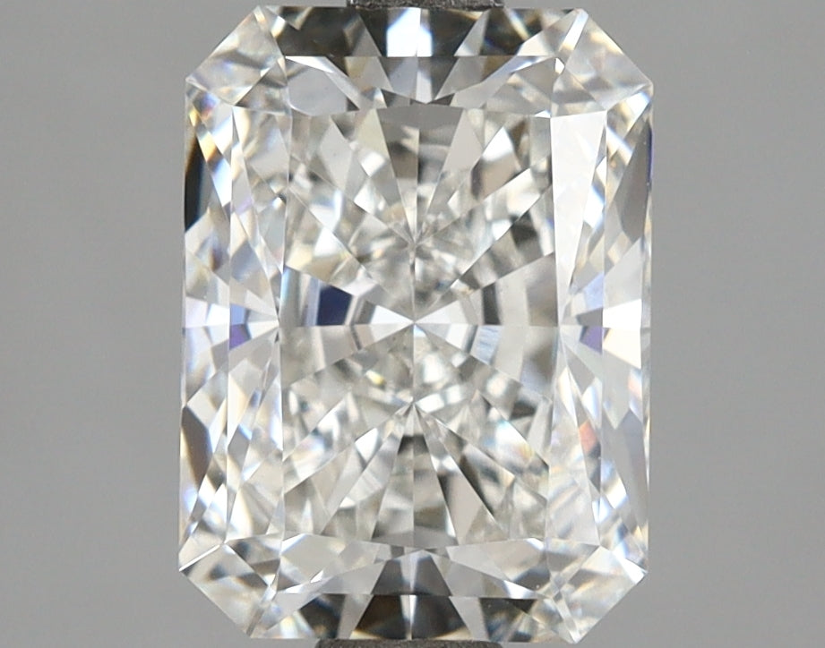 2.57 Carat Radiant Shaped, Excellent Cut, G Color, VS1 Clarity, IGI Certified Lab Grown Diamond