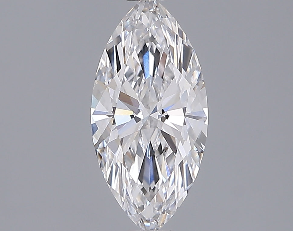 1.25 Carat Marquise Shaped, Ideal Cut, D Color, VVS1 Clarity, IGI Certified Lab Grown Diamond