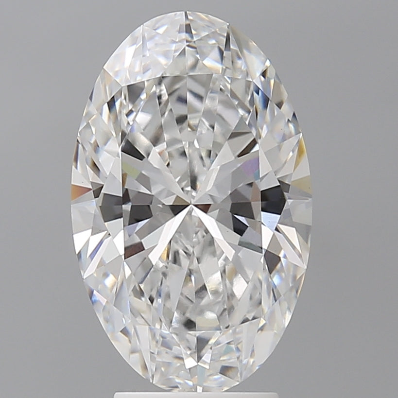 4.07 Carat Oval Shaped, Ideal Cut, D Color, VS1 Clarity, IGI Certified Lab Grown Diamond