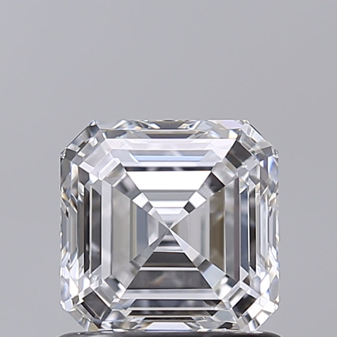 1.01 Carat Asscher Shaped, Excellent Cut, D Color, VS1 Clarity, IGI Certified Lab Grown Diamond