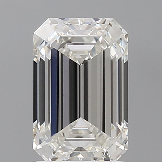 2.07 Carat Emerald Shaped, Ideal Cut, F Color, VS1 Clarity, IGI Certified Lab Grown Diamond