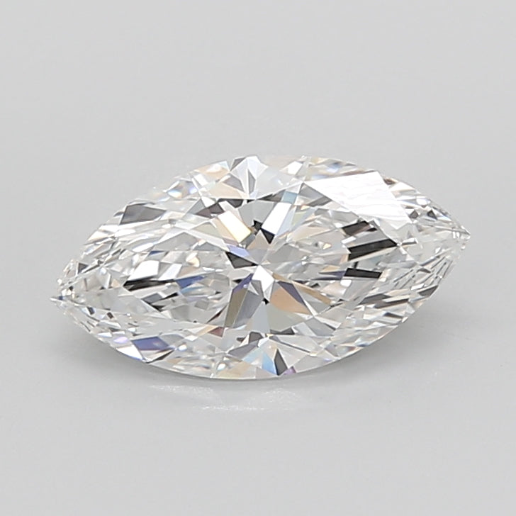 3.03 Carat Marquise Shaped, Ideal Cut, E Color, VVS2 Clarity, IGI Certified Lab Grown Diamond