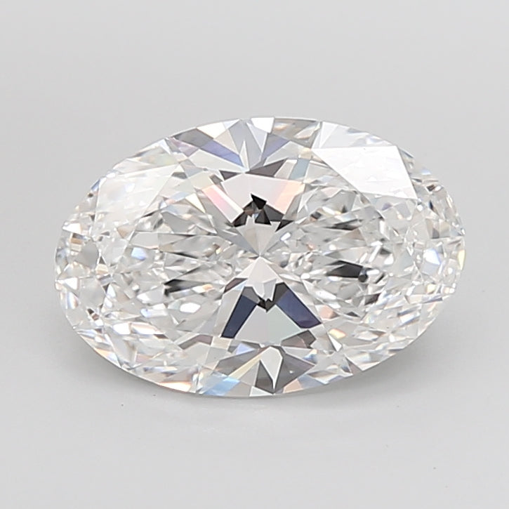 5.06 Carat Oval Shaped, Ideal Cut, E Color, VVS2 Clarity, IGI Certified Lab Grown Diamond