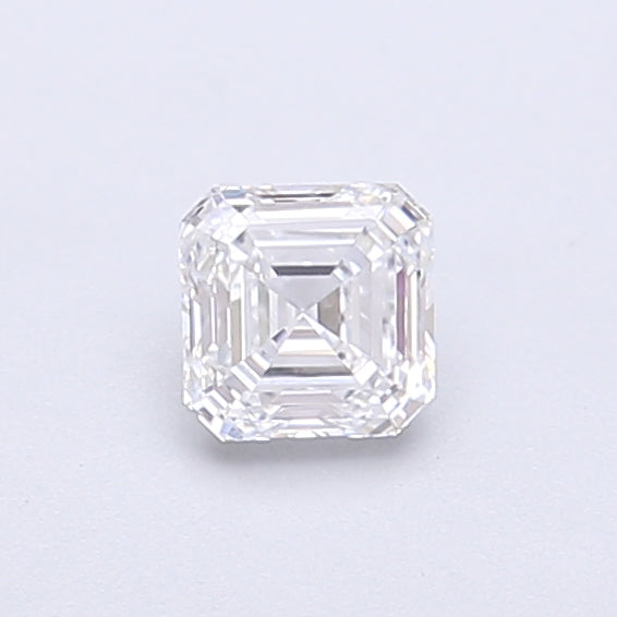 0.37 Carat Asscher Shaped, Very Good Cut, D Color, VVS1 Clarity, IGI Certified Lab Grown Diamond