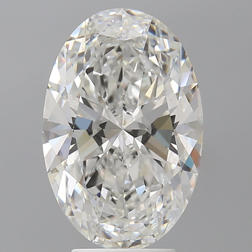 4.58 Carat Oval Shaped, Ideal Cut, E Color, VVS2 Clarity, IGI Certified Lab Grown Diamond