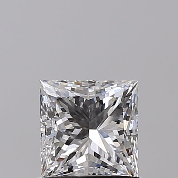 1.01 Carat Princess Shaped, Ideal Cut, E Color, VS1 Clarity, IGI Certified Lab Grown Diamond