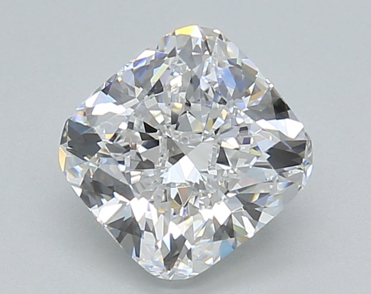 1.52 Carat Cushion Shaped, Ideal Cut, D Color, VVS2 Clarity, IGI Certified Lab Grown Diamond