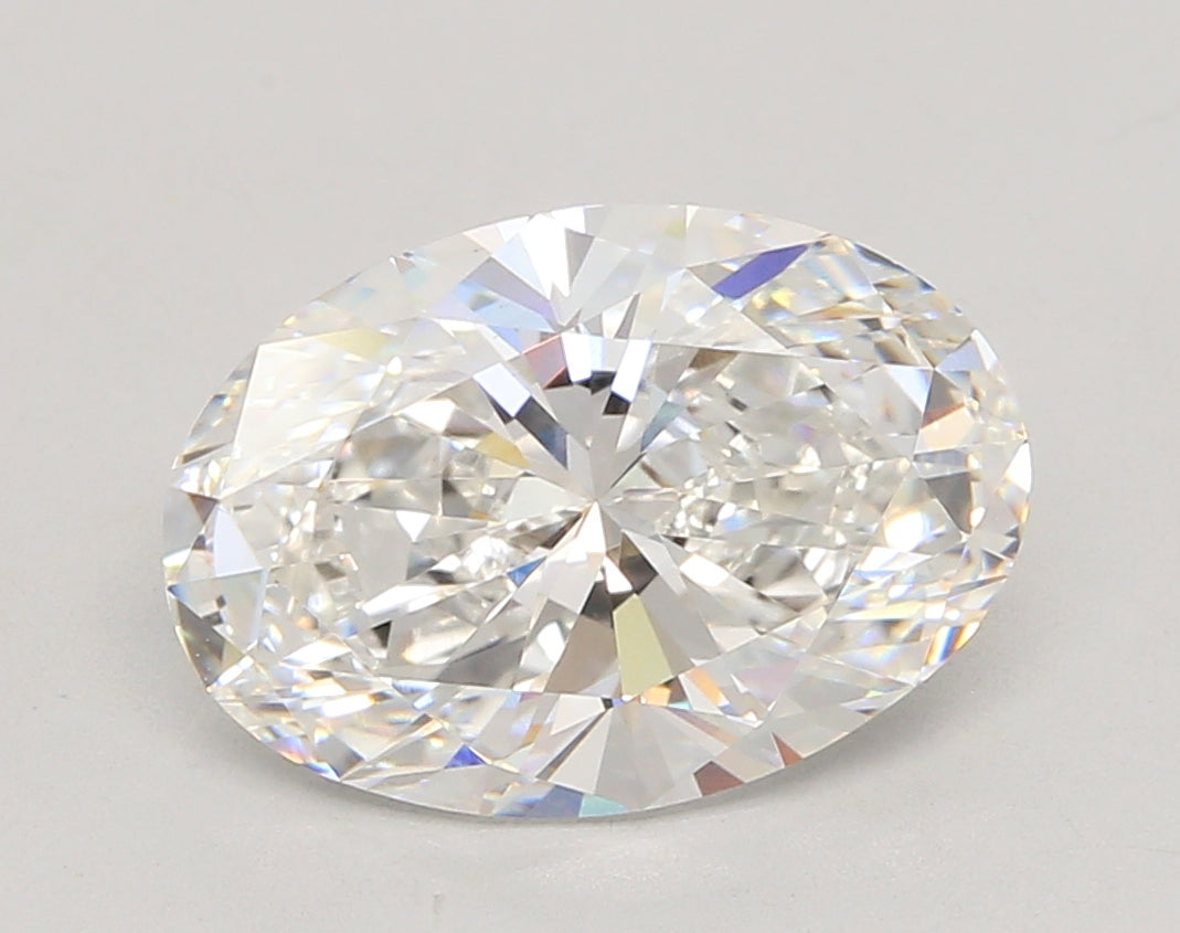 4.42 Carat Oval Shaped, Ideal Cut, D Color, VS1 Clarity, IGI Certified Lab Grown Diamond