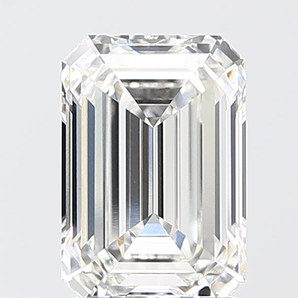 2.55 Carat Emerald Shaped, Ideal Cut, E Color, VS1 Clarity, IGI Certified Lab Grown Diamond