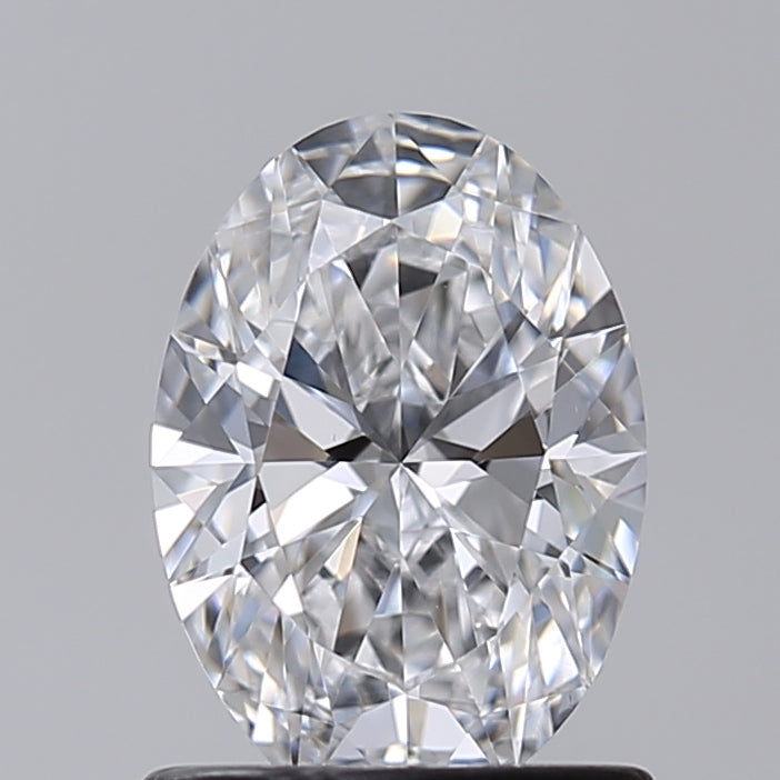 1.00 Carat Oval Shaped, Very Good Cut, D Color, VS1 Clarity, IGI Certified Lab Grown Diamond