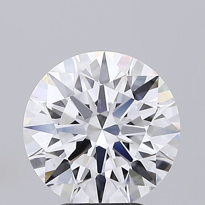 2.19 Carat Round Shaped, Ideal Cut, D Color, VS1 Clarity, IGI Certified Lab Grown Diamond