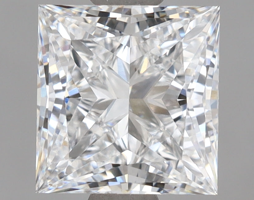 2.23 Carat Princess Shaped, Ideal Cut, D Color, VVS1 Clarity, IGI Certified Lab Grown Diamond
