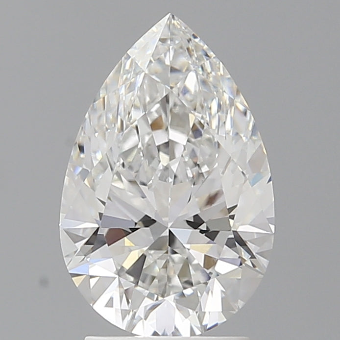 2.54 Carat Pear Shaped, Ideal Cut, E Color, VVS2 Clarity, IGI Certified Lab Grown Diamond