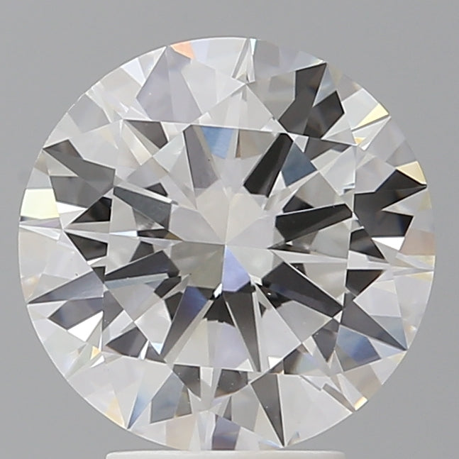 4.01 Carat Round Shaped, Excellent Cut, F Color, VS1 Clarity, IGI Certified Lab Grown Diamond