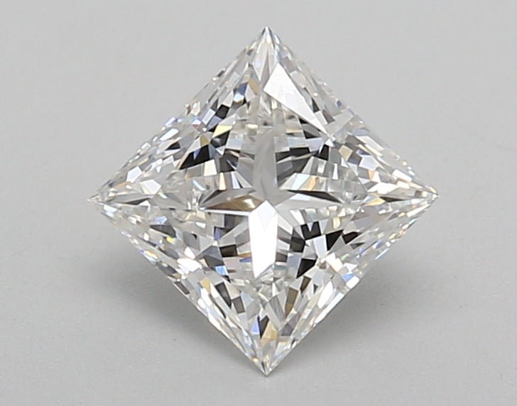 1.01 Carat Princess Shaped, Very Good Cut, E Color, VVS2 Clarity, IGI Certified Lab Grown Diamond