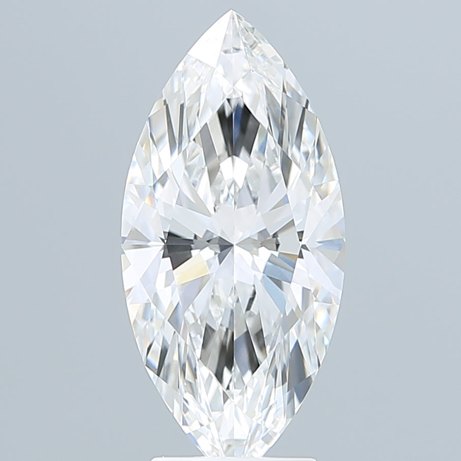3.59 Carat Marquise Shaped, Ideal Cut, E Color, VVS2 Clarity, IGI Certified Lab Grown Diamond