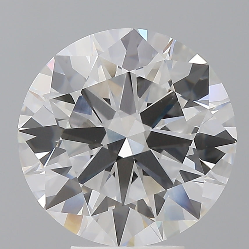 5.52 Carat Round Shaped, Excellent Cut, E Color, VVS2 Clarity, IGI Certified Lab Grown Diamond