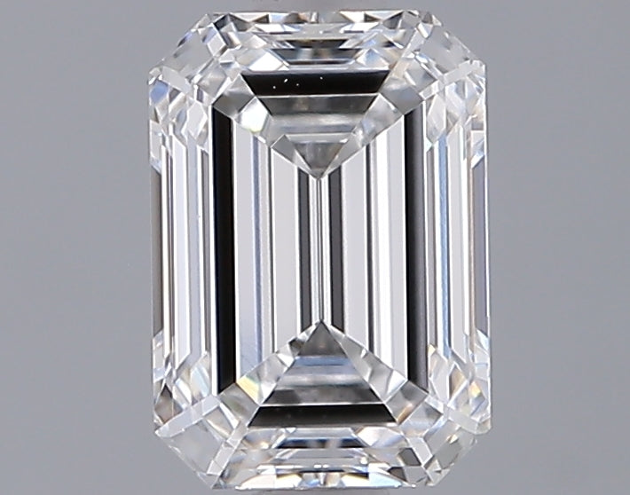 1.54 Carat Emerald Shaped, Ideal Cut, D Color, VVS2 Clarity, IGI Certified Lab Grown Diamond