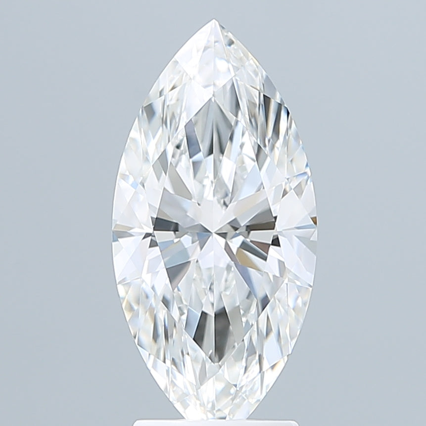 3.08 Carat Marquise Shaped, Ideal Cut, E Color, VVS1 Clarity, IGI Certified Lab Grown Diamond