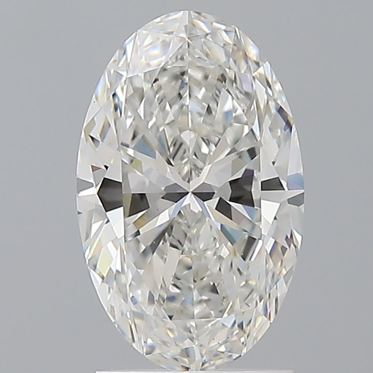 2.04 Carat Oval Shaped, Ideal Cut, F Color, VVS2 Clarity, IGI Certified Lab Grown Diamond