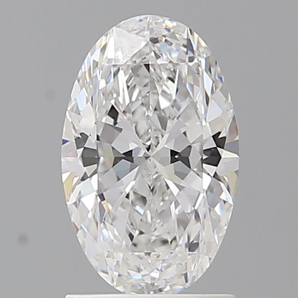 1.55 Carat Oval Shaped, Ideal Cut, D Color, VVS2 Clarity, IGI Certified Lab Grown Diamond