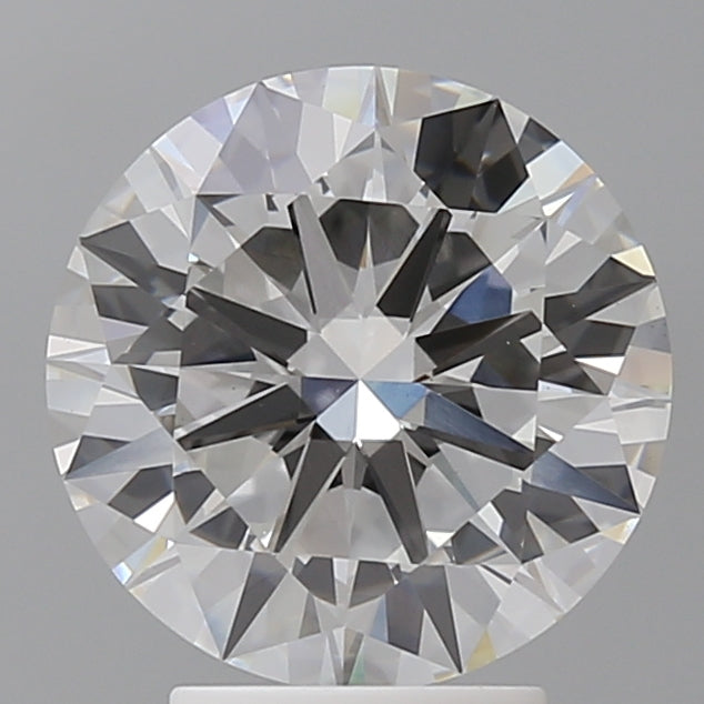 3.54 Carat Round Shaped, Excellent Cut, E Color, VVS2 Clarity, IGI Certified Lab Grown Diamond