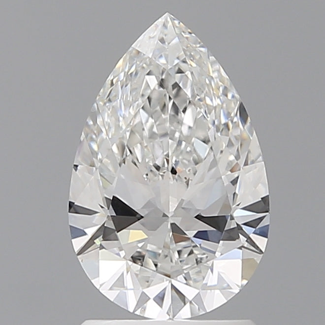 1.60 Carat Pear Shaped, Ideal Cut, E Color, VVS2 Clarity, IGI Certified Lab Grown Diamond