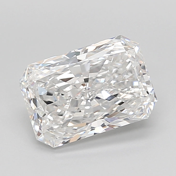 3.05 Carat Radiant Shaped, Excellent Cut, E Color, VVS2 Clarity, IGI Certified Lab Grown Diamond
