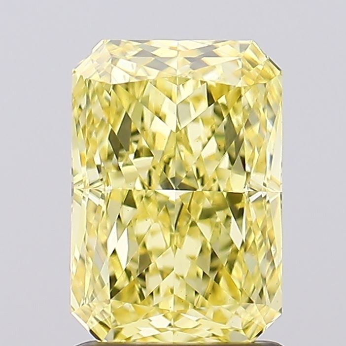 1.58 Carat Radiant Shaped, Ideal Cut, VS1 Clarity, IGI Certified Lab Grown Diamond