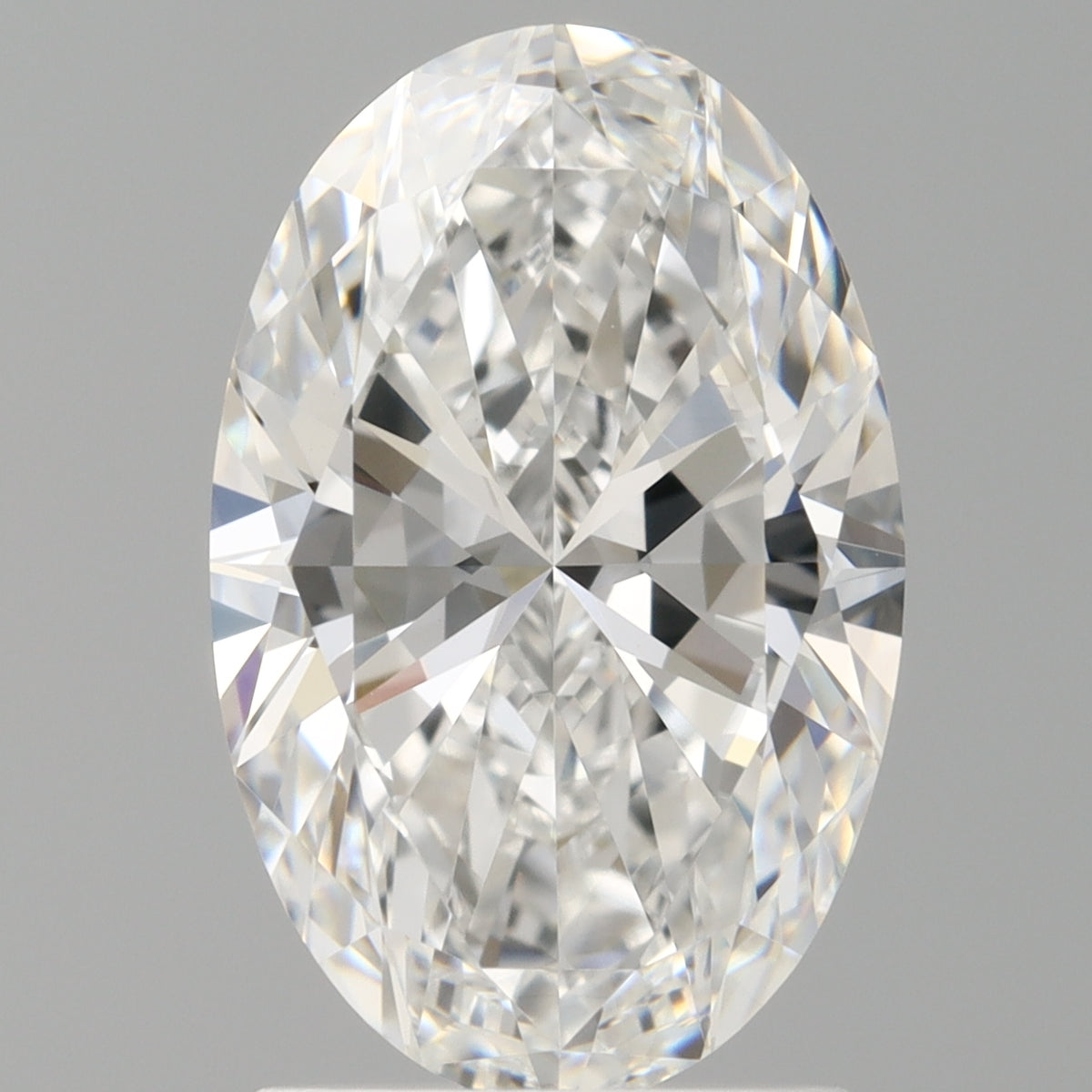 2.04 Carat Oval Shaped, Ideal Cut, E Color, VVS2 Clarity, IGI Certified Lab Grown Diamond