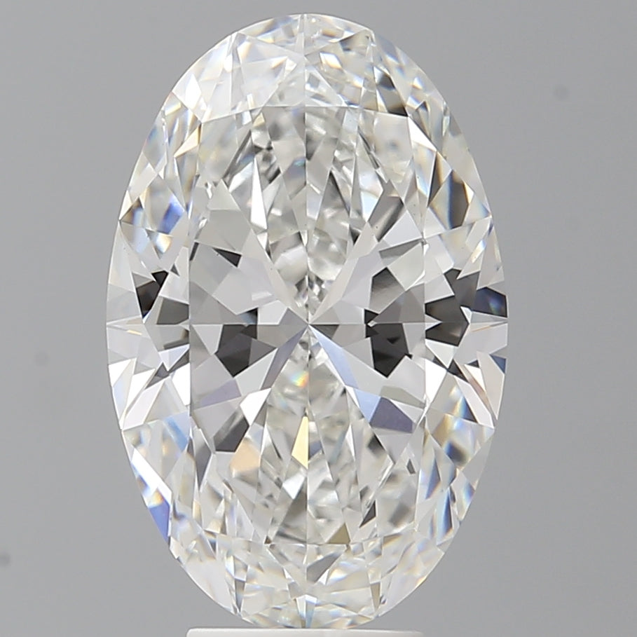6.10 Carat Oval Shaped, Ideal Cut, E Color, VVS2 Clarity, IGI Certified Lab Grown Diamond