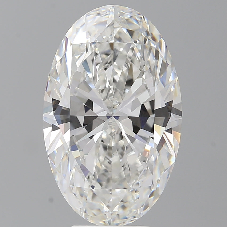 7.08 Carat Oval Shaped, Ideal Cut, F Color, VVS2 Clarity, IGI Certified Lab Grown Diamond