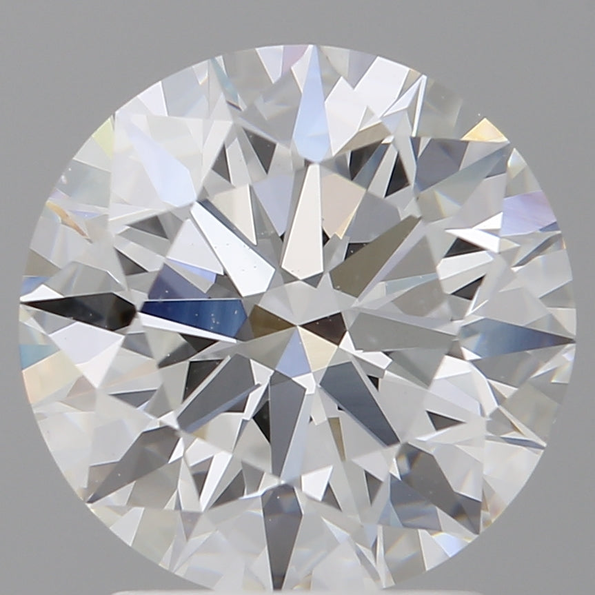 2.58 Carat Round Shaped, Ideal Cut, F Color, VVS2 Clarity, IGI Certified Lab Grown Diamond