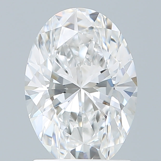 1.60 Carat Oval Shaped, Excellent Cut, D Color, VVS2 Clarity, IGI Certified Lab Grown Diamond