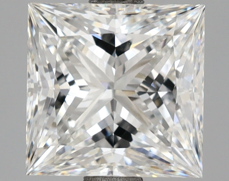 2.65 Carat Princess Shaped, Ideal Cut, E Color, VVS2 Clarity, IGI Certified Lab Grown Diamond