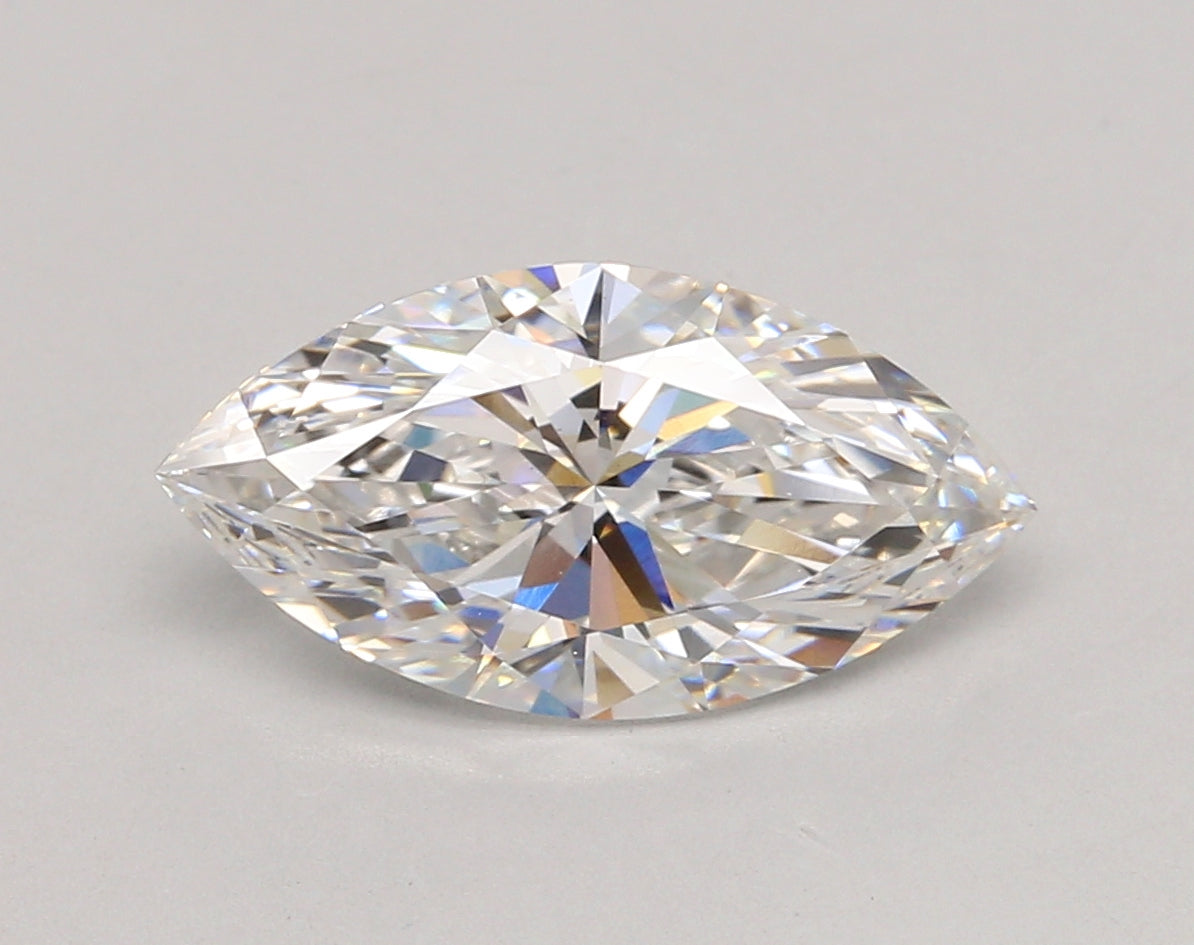 3.03 Carat Marquise Shaped, Ideal Cut, E Color, VS1 Clarity, IGI Certified Lab Grown Diamond