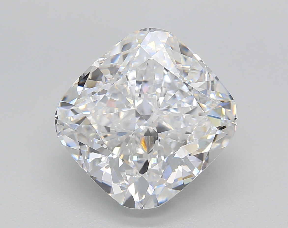 5.08 Carat Cushion Shaped, Ideal Cut, E Color, VVS1 Clarity, IGI Certified Lab Grown Diamond