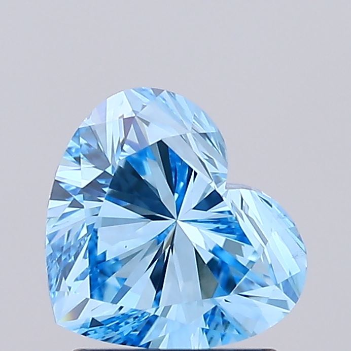 1.50 Carat Heart Shaped, Excellent Cut, VS1 Clarity, IGI Certified Lab Grown Diamond