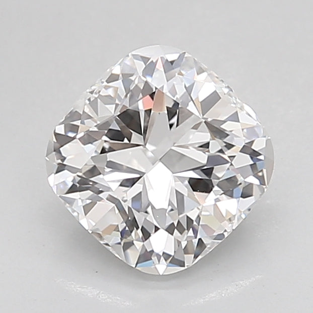 1.62 Carat Cushion Shaped, Ideal Cut, D Color, VVS2 Clarity, IGI Certified Lab Grown Diamond