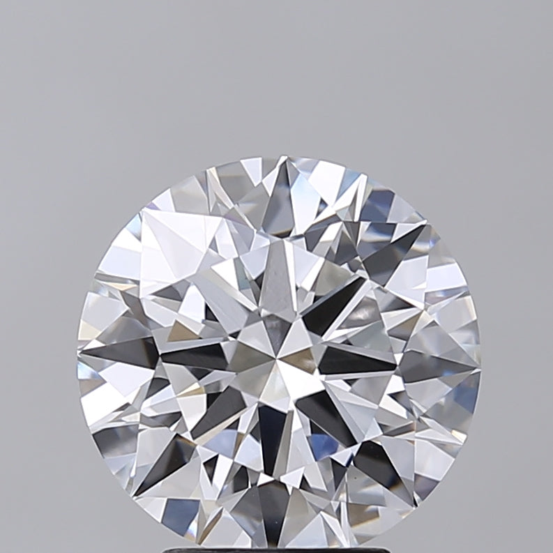 4.01 Carat Round Shaped, Ideal Cut, D Color, VVS2 Clarity, IGI Certified Lab Grown Diamond