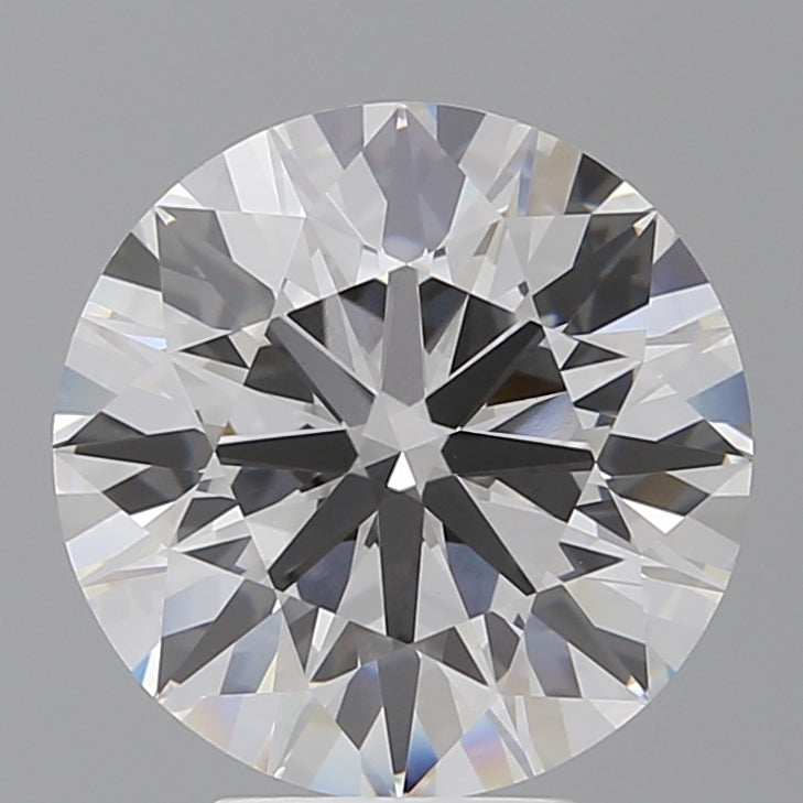 5.41 Carat Round Shaped, Excellent Cut, E Color, VVS2 Clarity, IGI Certified Lab Grown Diamond
